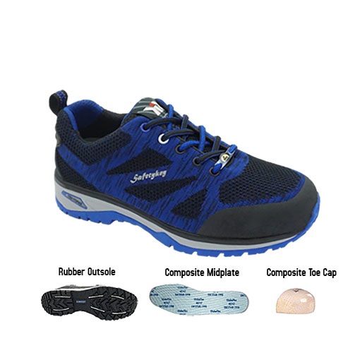 Eurostat sporty safety shoes anti metal detector